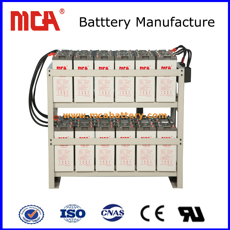 Bateria de armazenamento estacionária de Pb doméstica de alta potência DC